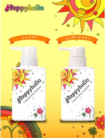 Happyholicフレグランスシャイニー シャンプー＆コンディショナー