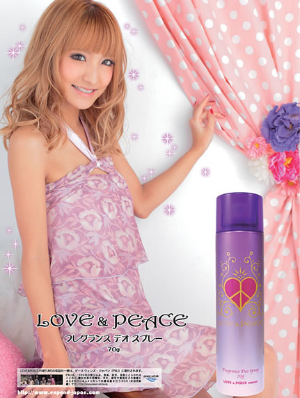 LOVE&PEACE フレグランスデオスプレー