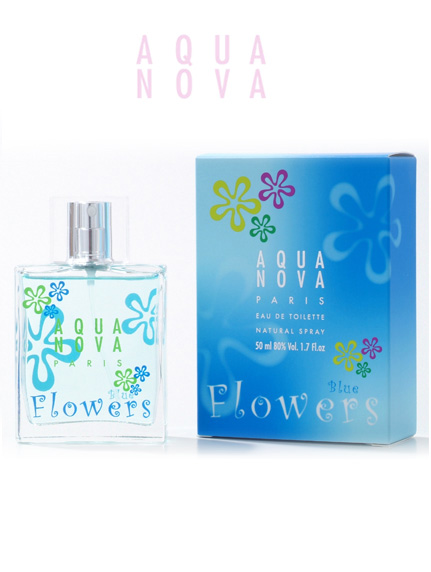 AQUA NOVA フラワーズ　ブルー
